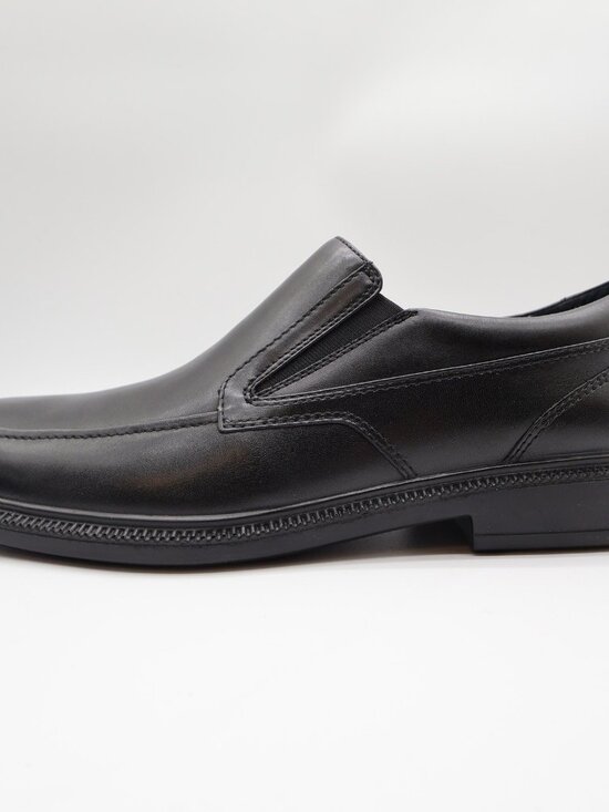 Hush Puppies Leverage Men\'s 12W Black Leather Waterproof Slip-On Shoes main image 5